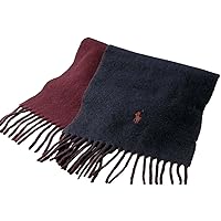 KUON ネイビー リバーシブル マフラー Amazon | ポロ ラルフローレン POLO RALPH LAUREN マフラー